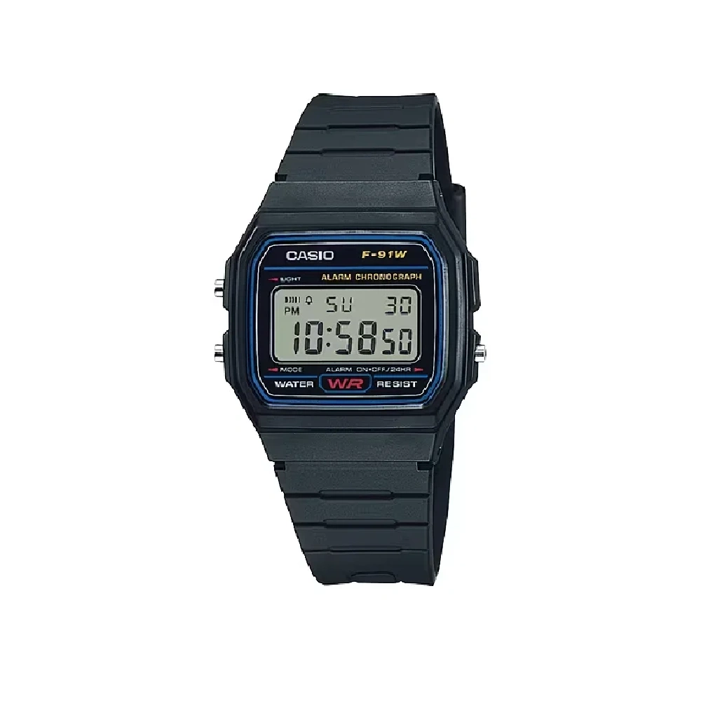 casio watch (34) ساعت کاسیو وینتیج مدل CASIO F-91W-1D